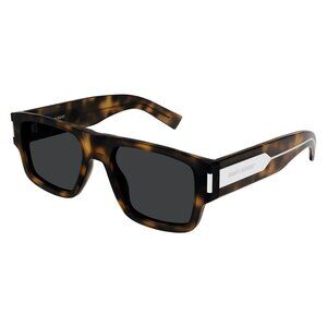 A0839Z New SAINT LAURENT Havana Square SL 659 002 Sunglasses Women